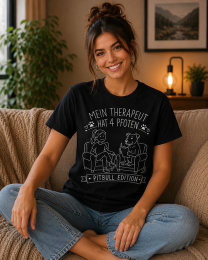 Mein Therapeut Pitbull Edition Unisex Shirt