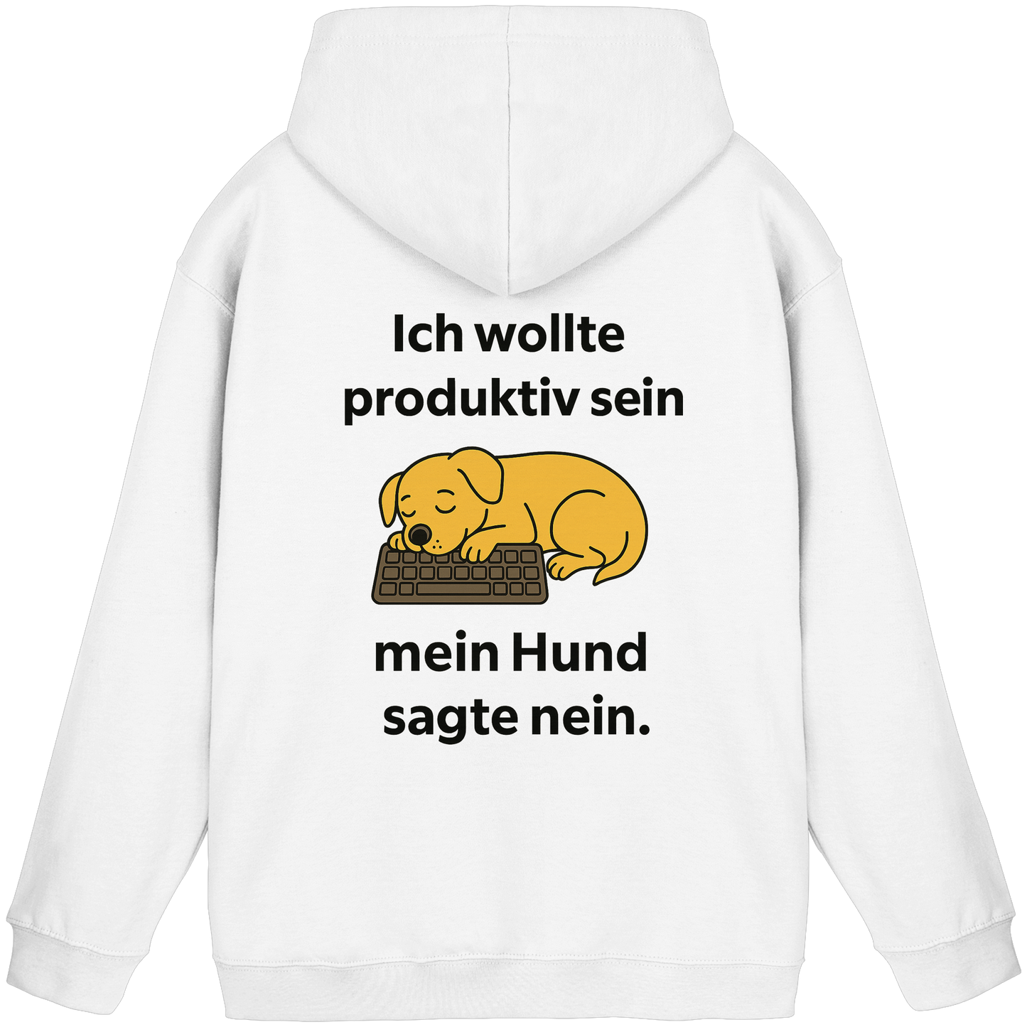 Premium Pfotenpoesie  Unisex Hoodie Ich wollte Produktiv sein