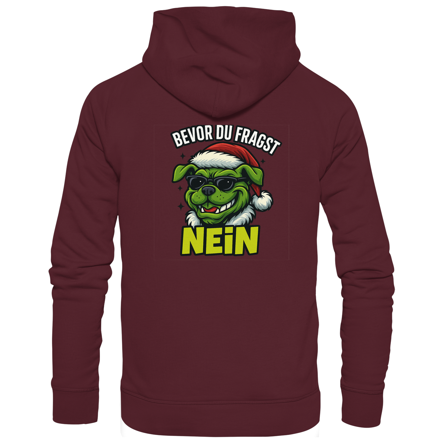 Premium Pfotenpoesie  Unisex Hoodie Bevor du fragst: Nein