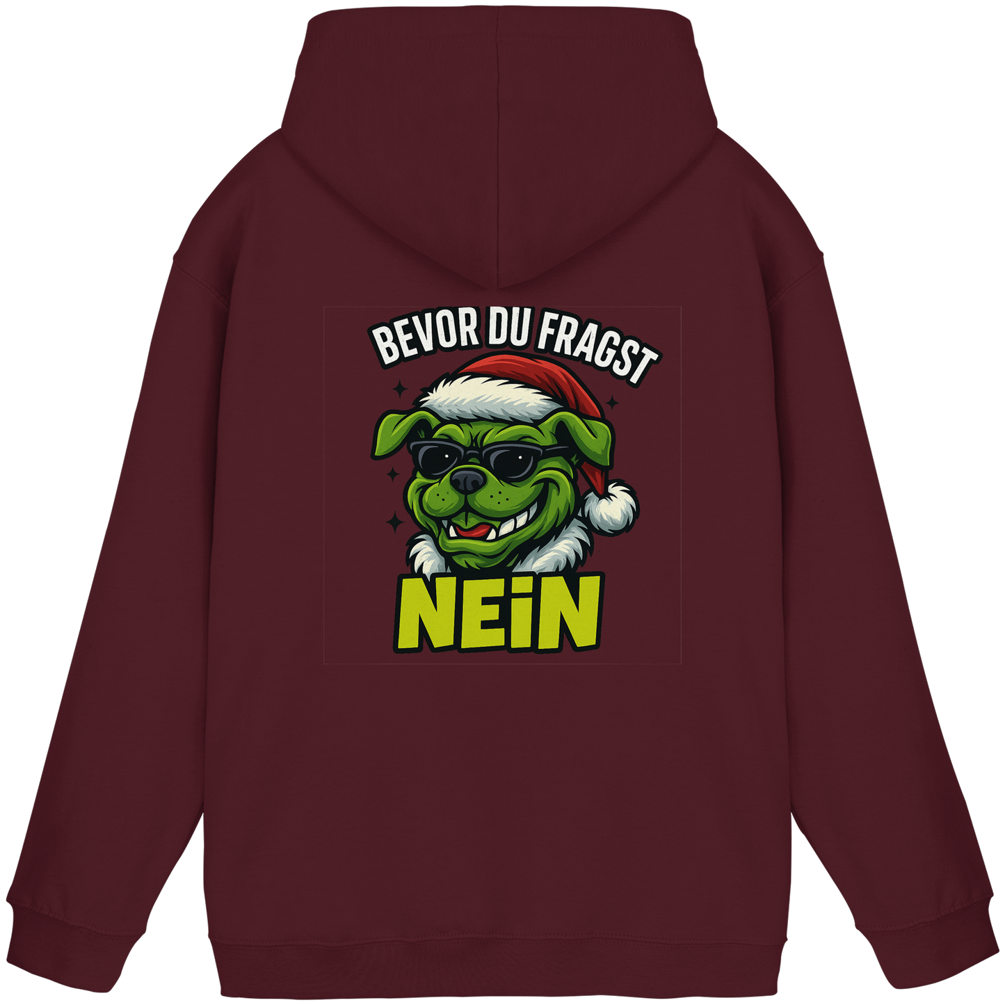 Premium Pfotenpoesie  Unisex Hoodie Bevor du fragst: Nein