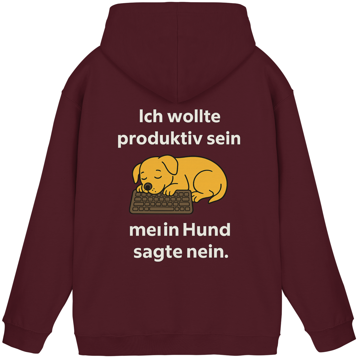 Premium Pfotenpoesie  Unisex Hoodie Ich wollte Produktiv sein