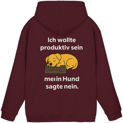 Ich wollte Produktiv sein Premium  Unisex Hoodie