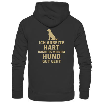 Ich Arbeite Hart Premium Unisex Hoodie
