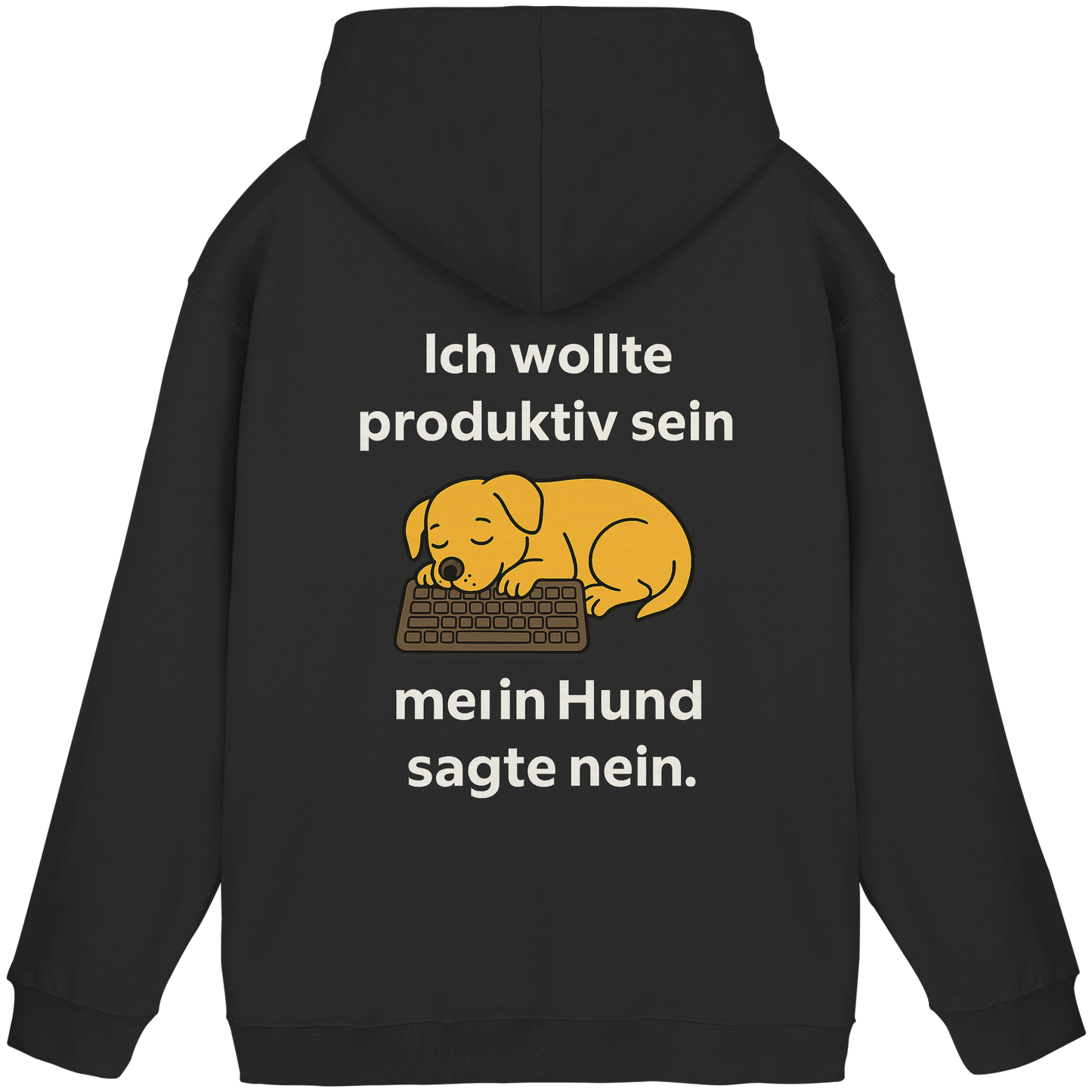 Premium Pfotenpoesie  Unisex Hoodie Ich wollte Produktiv sein