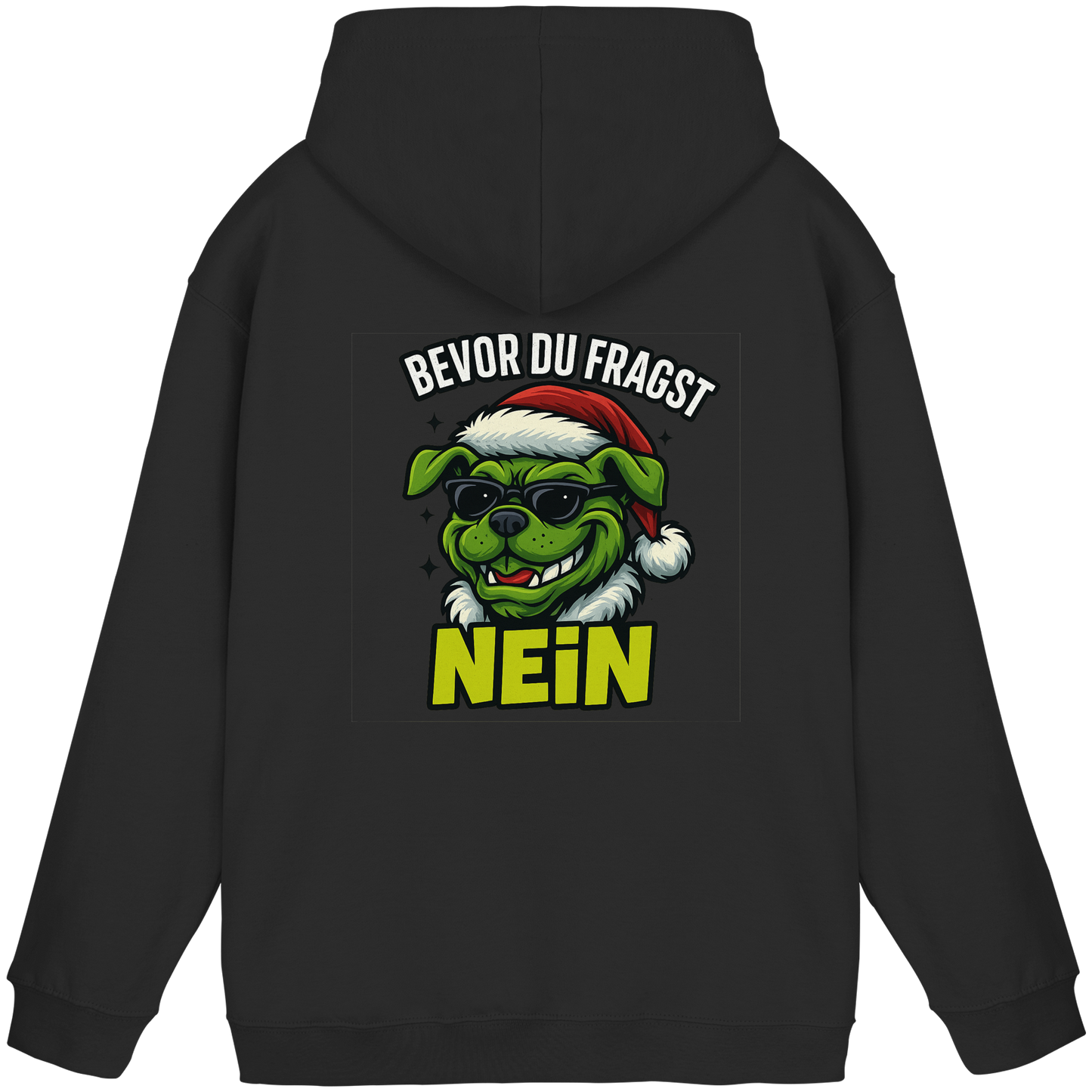 Premium Pfotenpoesie  Unisex Hoodie Bevor du fragst: Nein