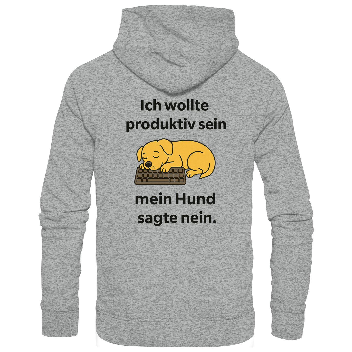 Premium Pfotenpoesie  Unisex Hoodie Ich wollte Produktiv sein