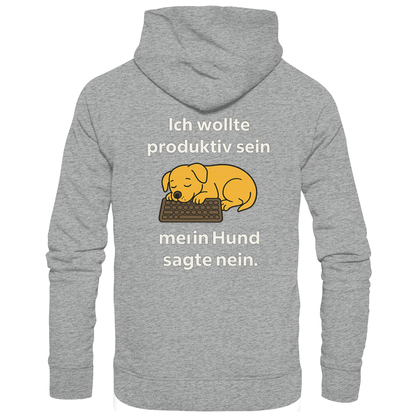 Premium Pfotenpoesie  Unisex Hoodie Ich wollte Produktiv sein