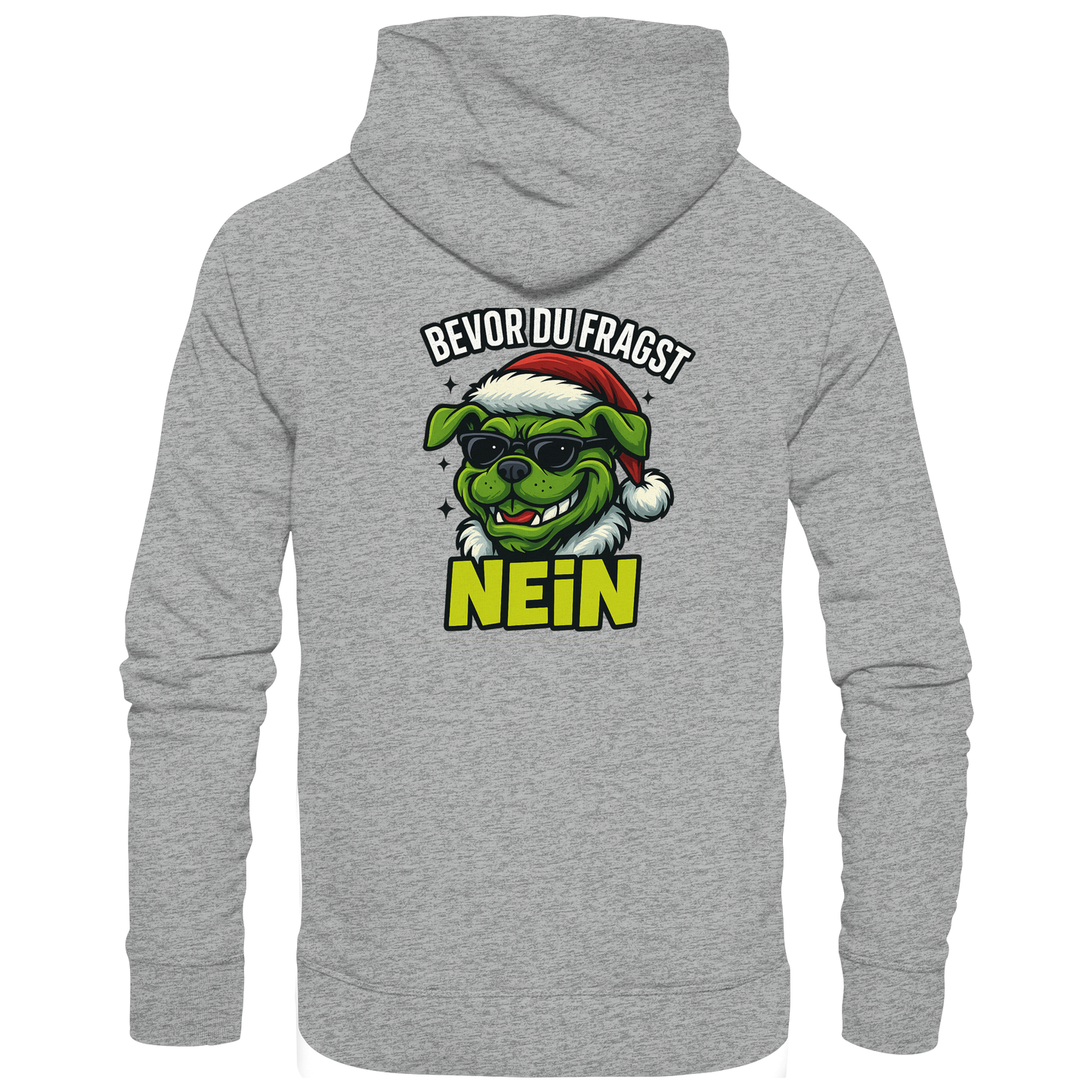Premium Pfotenpoesie  Unisex Hoodie Bevor du fragst: Nein