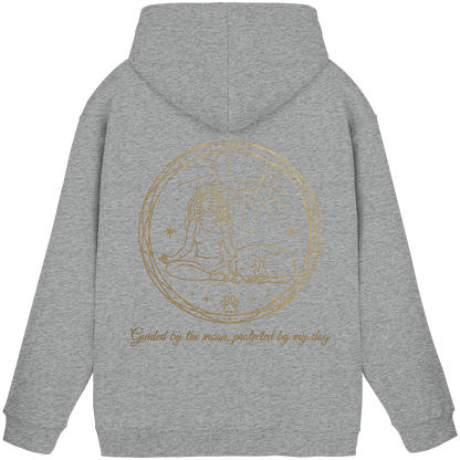 Guided by the Moon, Protected by My Dog Premium Unisex Hoodie