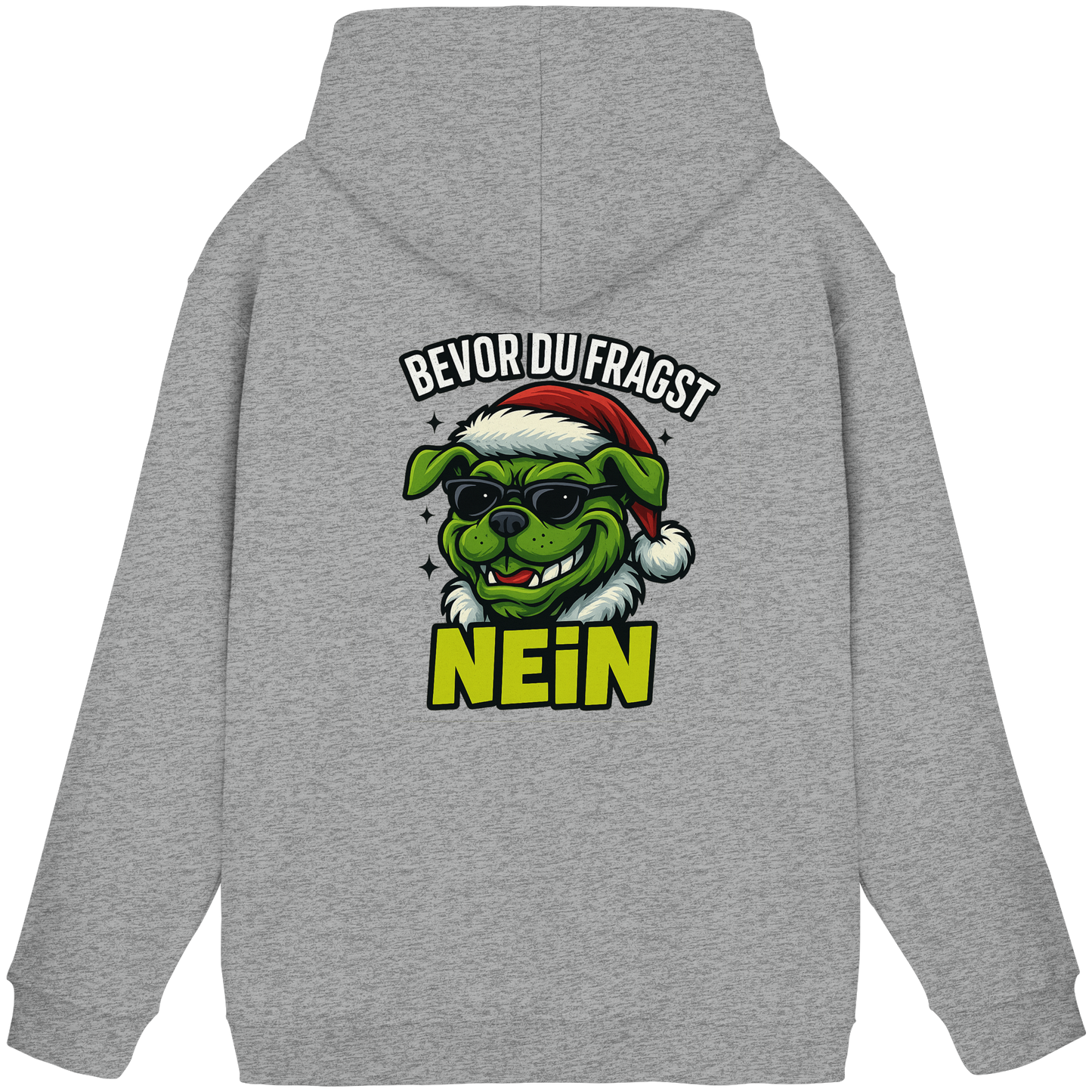 Premium Pfotenpoesie  Unisex Hoodie Bevor du fragst: Nein