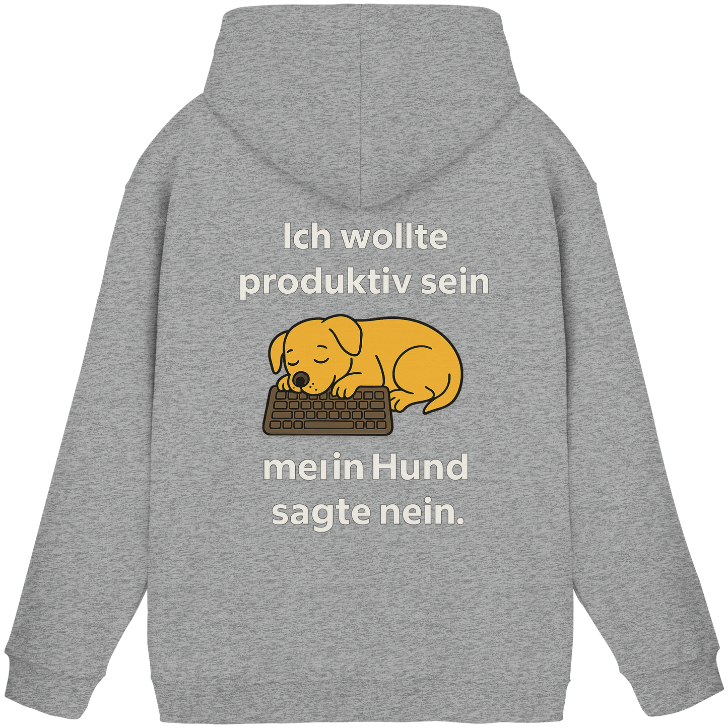 Premium Pfotenpoesie  Unisex Hoodie Ich wollte Produktiv sein
