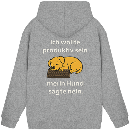 Ich wollte Produktiv sein Premium  Unisex Hoodie