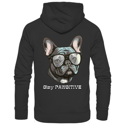 Stay Pawsitive Premium Herren Hoodie