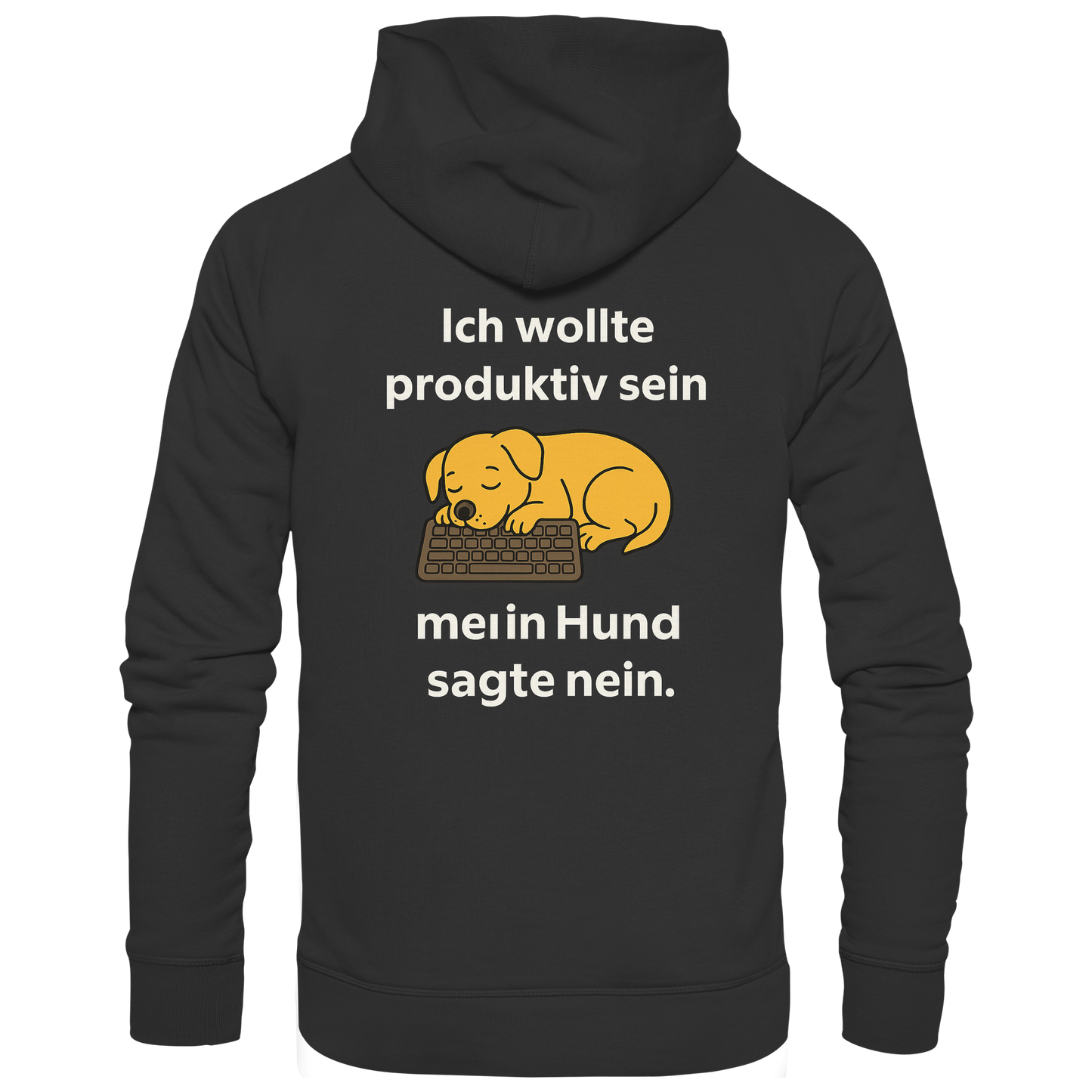 Premium Pfotenpoesie  Unisex Hoodie Ich wollte Produktiv sein