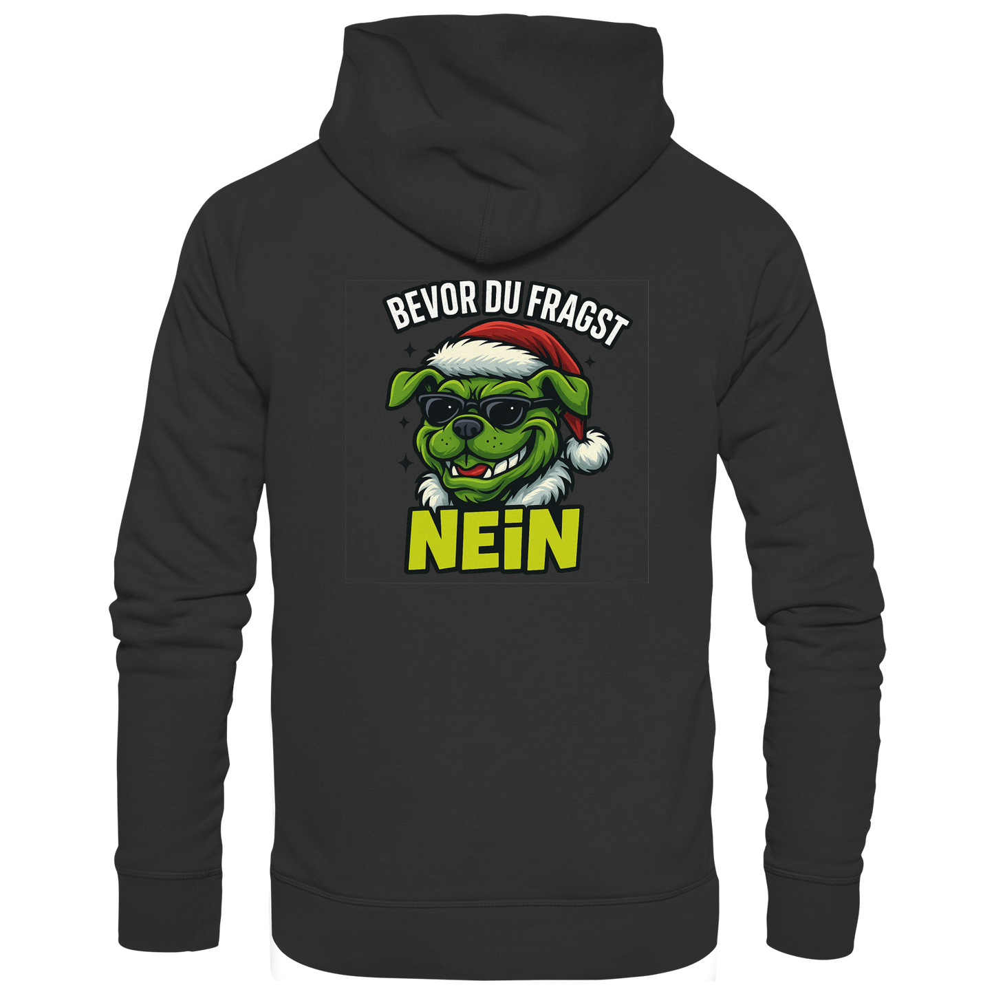 Premium Pfotenpoesie  Unisex Hoodie Bevor du fragst: Nein
