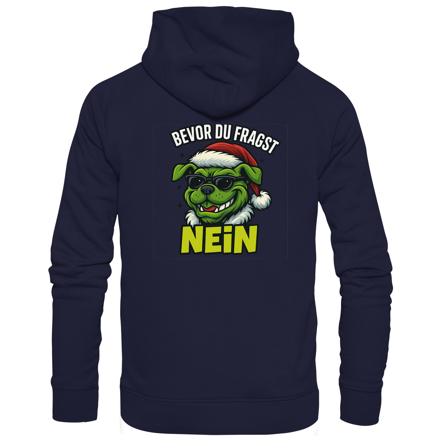 Premium Pfotenpoesie  Unisex Hoodie Bevor du fragst: Nein