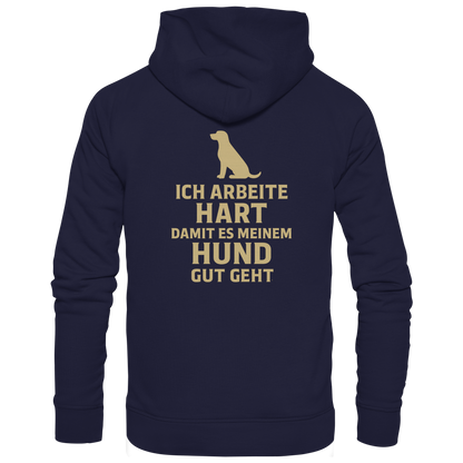 Ich Arbeite Hart Premium Unisex Hoodie