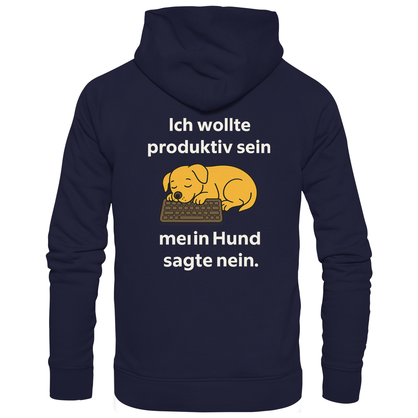 Premium Pfotenpoesie  Unisex Hoodie Ich wollte Produktiv sein
