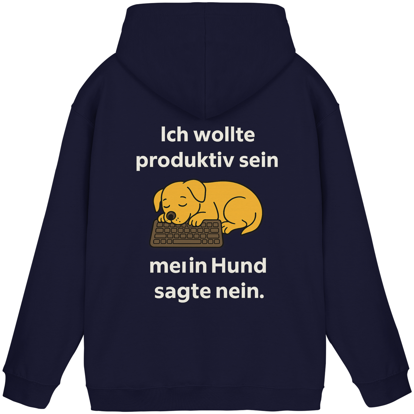 Premium Pfotenpoesie  Unisex Hoodie Ich wollte Produktiv sein
