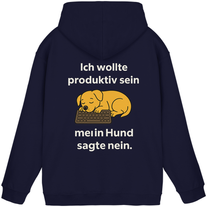Ich wollte Produktiv sein Premium  Unisex Hoodie