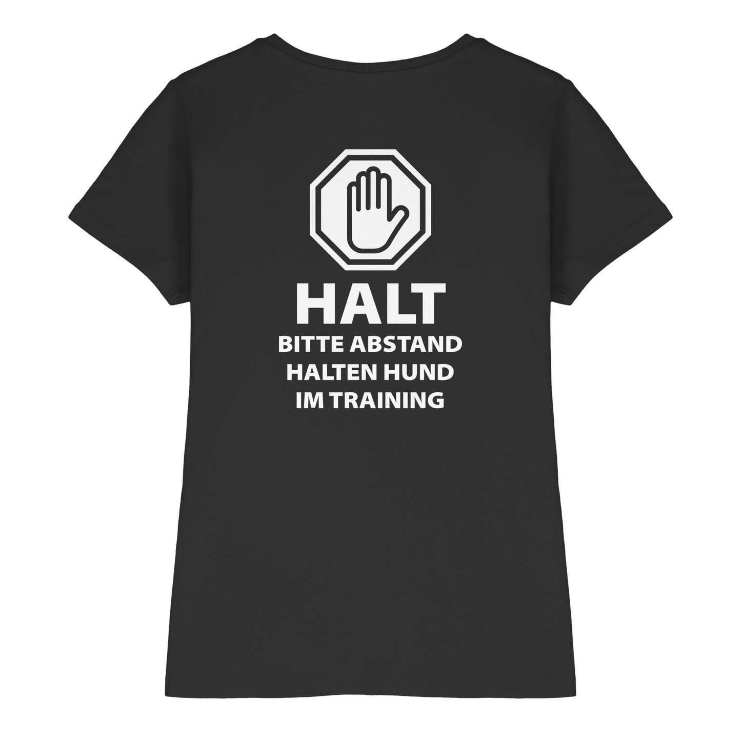Premium Pfotenpoesie Shirt Halt