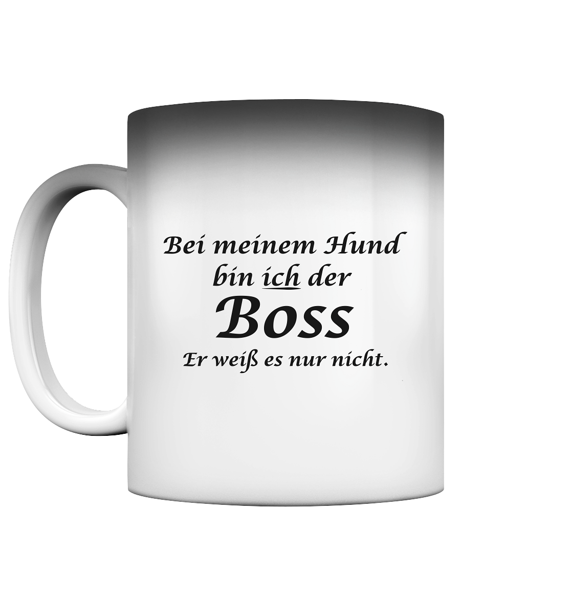 Premium Pfotenpoesie Magic Tasse Ich Bin Der Boss