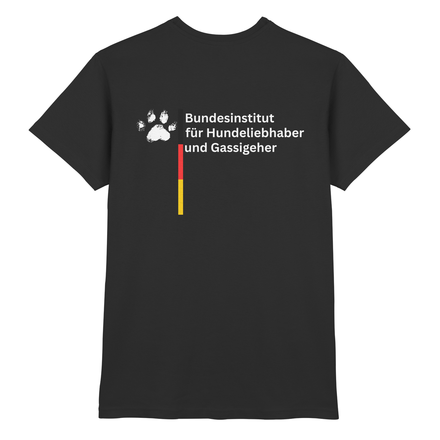 Premium Pfotenpoesie T-Shirt Bundesinstitut