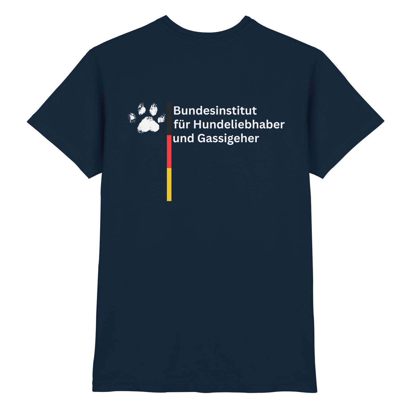 Premium Pfotenpoesie T-Shirt Bundesinstitut