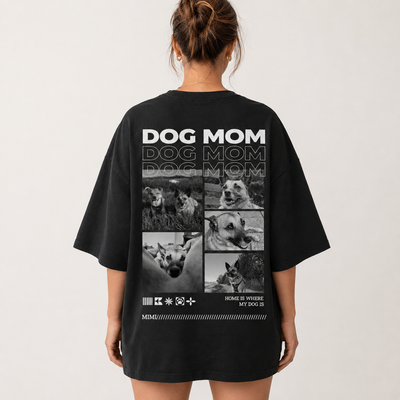 Personalisiertes Oversized Shirt mit Deinem Hundefoto