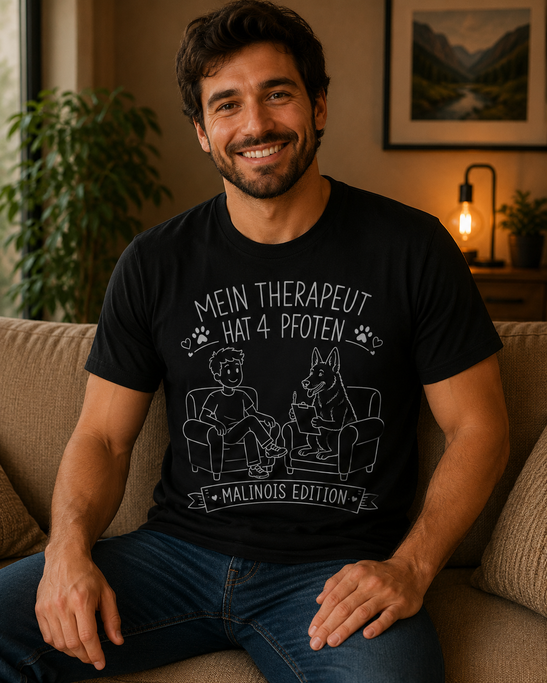 Mein Therapeut Malinois Edition Unisex Shirt