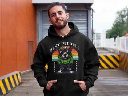 Best Pitbull Premium Herren Hoodie Pfotenpoesie