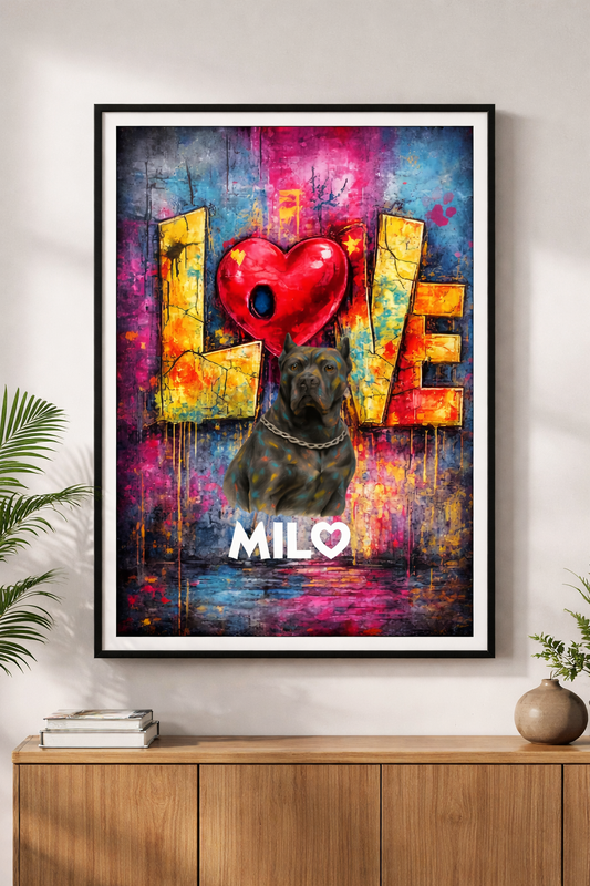 Personalisiertes Poster LOVE