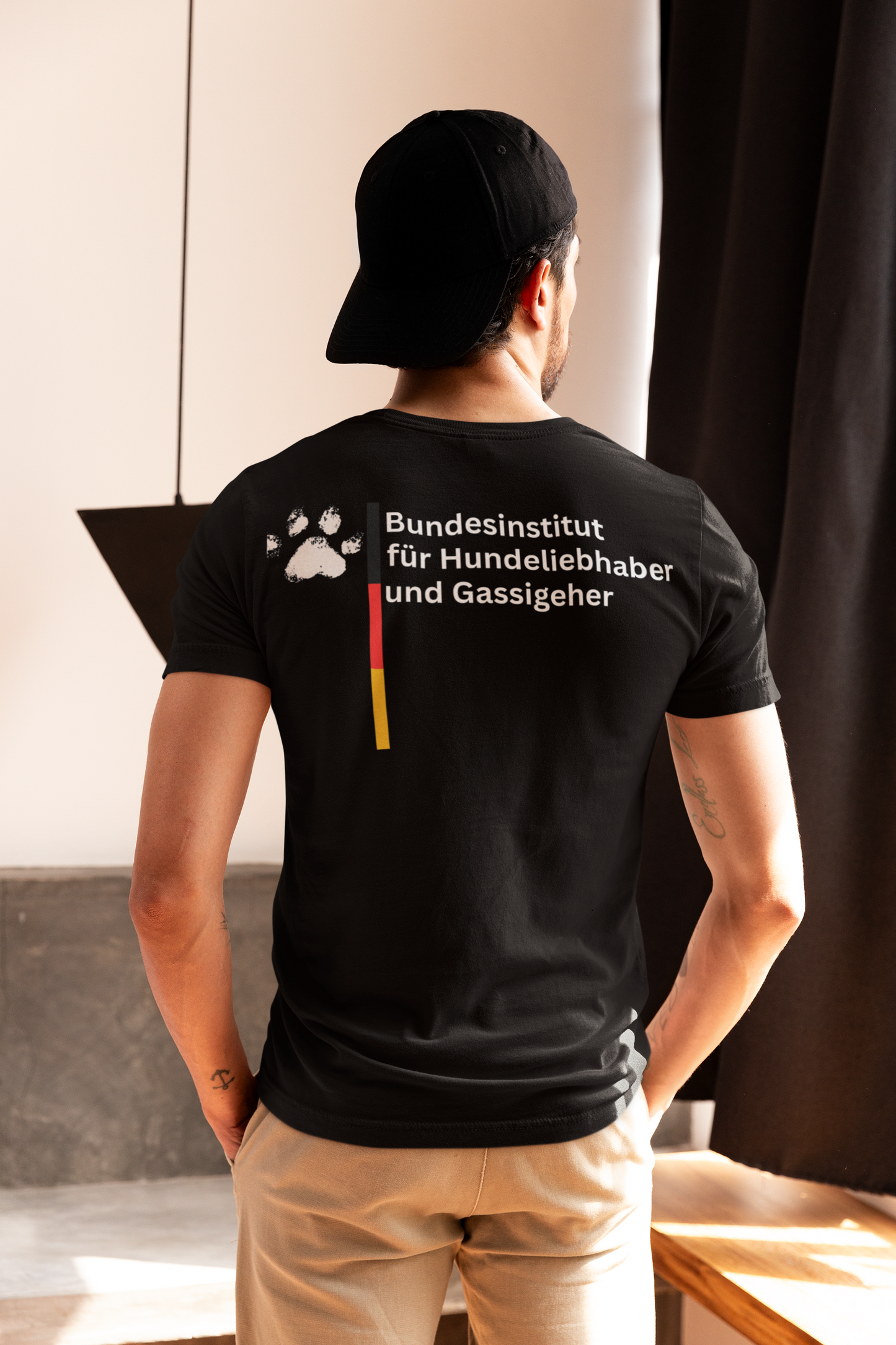 Premium Pfotenpoesie T-Shirt Bundesinstitut