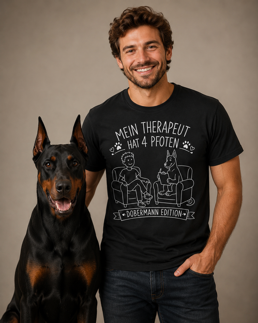 Mein Therapeut Dobermann Edition Unisex Shirt