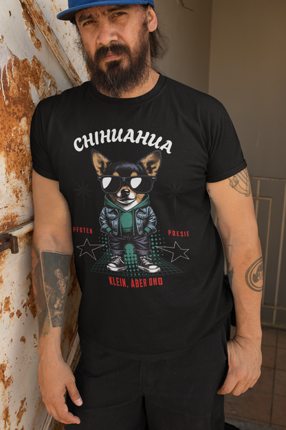 CHIHUAHUA Premium Herren Shirt Pfotenpoesie