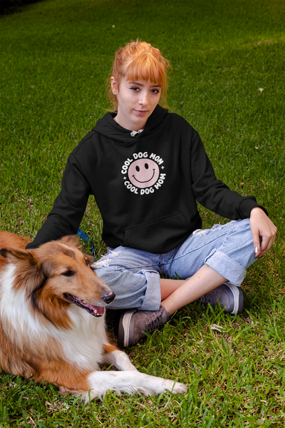 Cool Dog Mom Premium  Unisex Hoodie