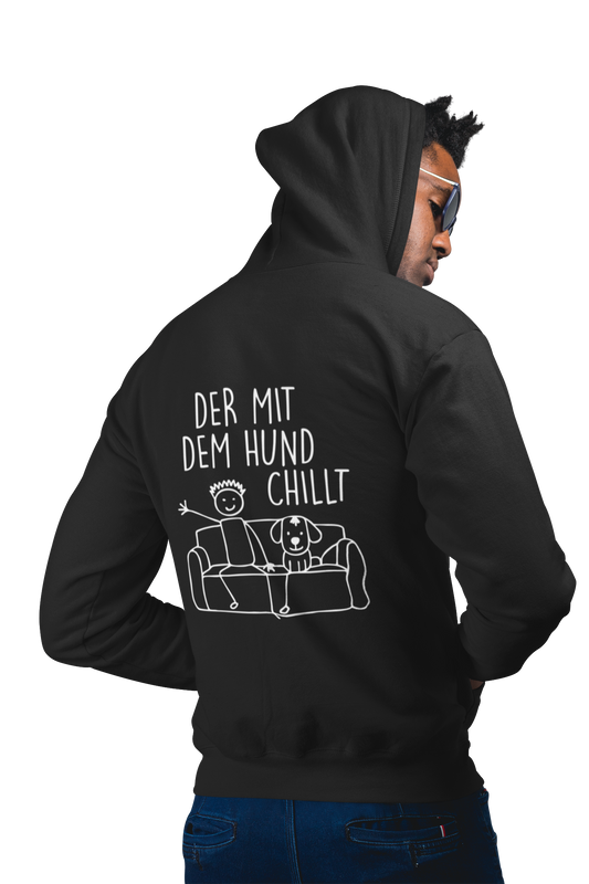 Premium Pfotenpoesie Hoodie Der mit dem Hund