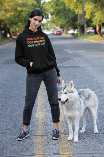 Dog Mom Club Premium Unisex Hoodie Pfotenpoesie