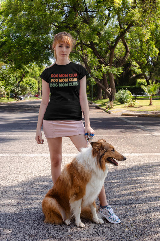 Premium Pfotenpoesie Shirt Dog Mom Club