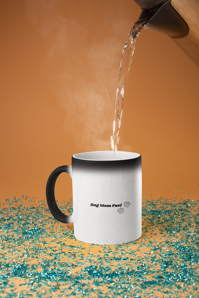 Dog Mom Fuel Premium Magic Tasse