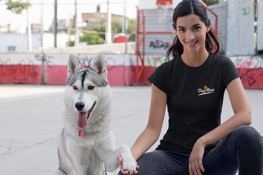 Premuim Pfotenpoesie Shirt Dog Mom