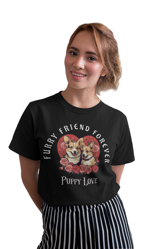 Premium Pfotenpoesie Shirt Puppy Love