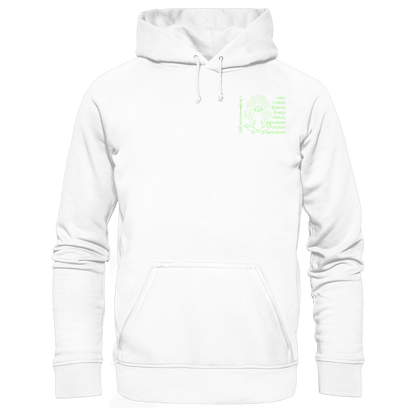 meditierender Hund Premium Unisex Hoodie