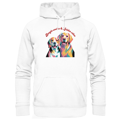 Beagle Smiles & Golden Vibes Premium Unisex Hoodie