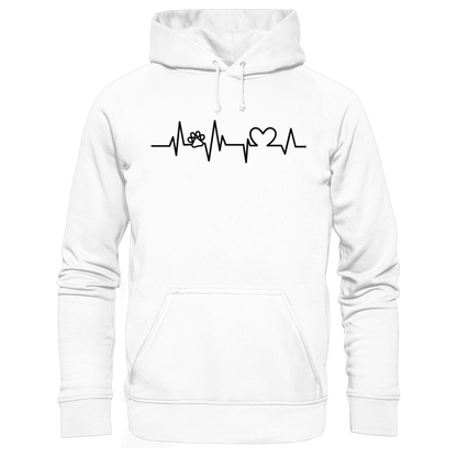 Herzschlag Premium Unisex Hoodie