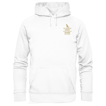 Ich Arbeite Hart Premium Unisex Hoodie