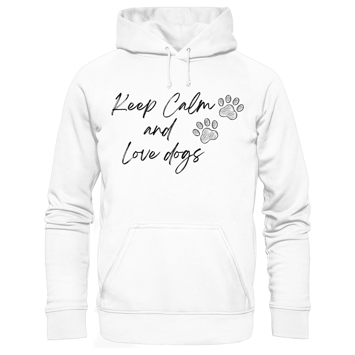 Premium Pfotenpoesie  Hoodie Love dogs