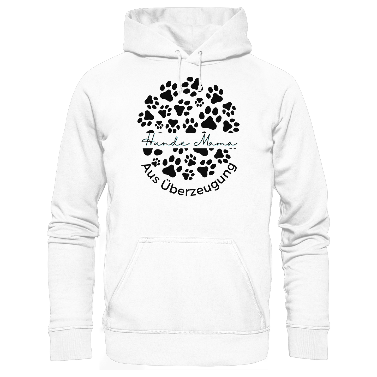 Premium Pfotenpoesie Hoodie Hunde Mama
