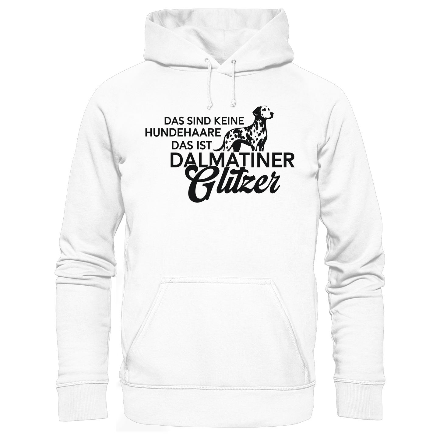 Premium Pfotenpoesie Hoodie Das ist Kein Glitzer