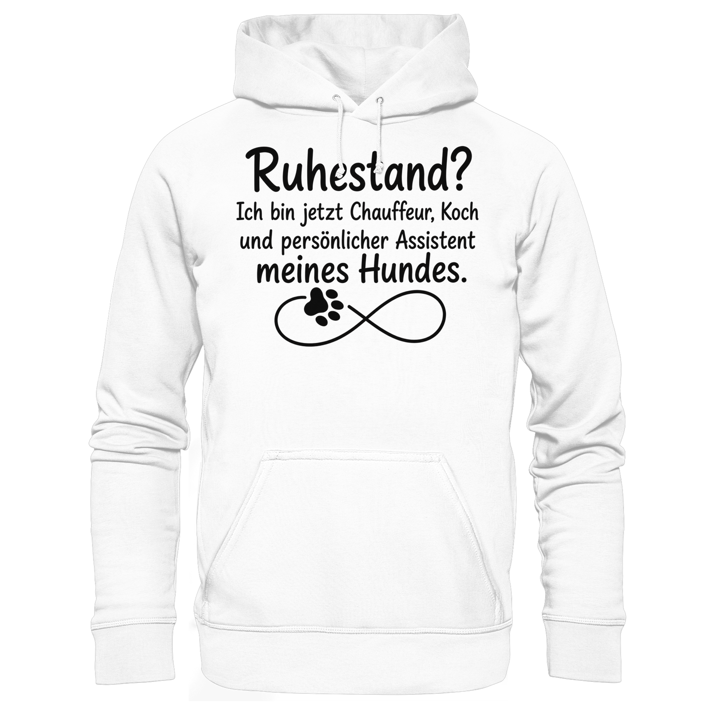 Früher Chef. Heute Leckerli-Beauftragter Unisex Hoodie